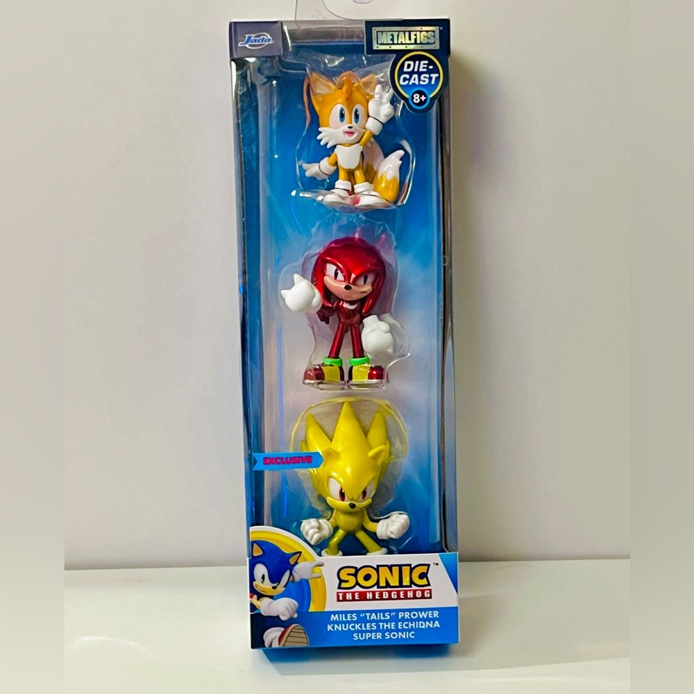 NEW Sonic the Hedgehog Diecast Metalfigs